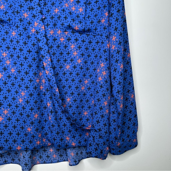 Maeve Anthropologie Eva Wrap Blouse Size 12 - Picture 5 of 11